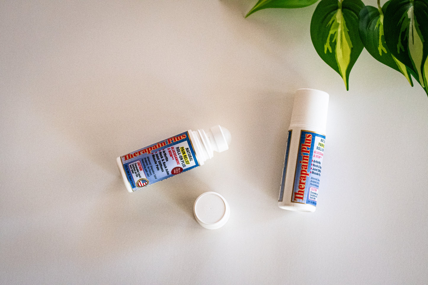 TheraPain Plus Roll-On | Fast-Acting Natural Pain Relief with 14,000mg MSM & Glucosamine