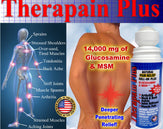 Therapain Plus - Penetrating Roll-On Formula for Rapid Pain Relief Plus 14,000 Mg of MSM and Glucosamine