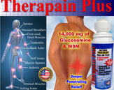 TheraPain Plus Roll-On | Fast-Acting Natural Pain Relief with 14,000mg MSM & Glucosamine